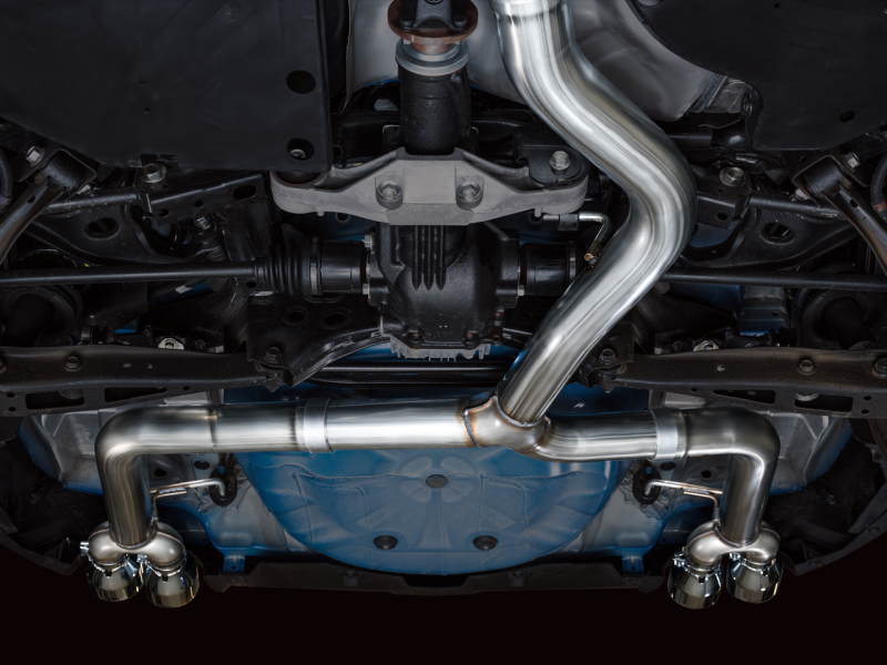 Subaru WRX Performance Exhaust - AWE Tuning - Cat-Back Track - Chrome Silver - `22-`27